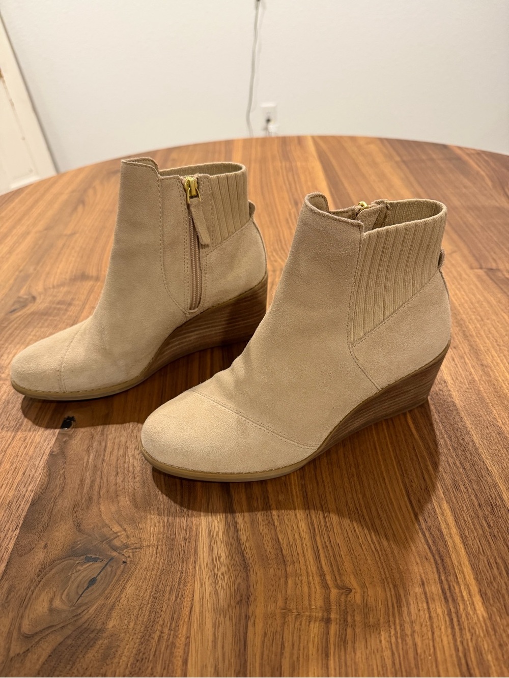 Toms Wedge Bootie